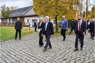 Prezidentský pár ukončil návštěvu Olomouckého kraje