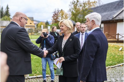Prezidentský pár ukončil návštěvu Olomouckého kraje