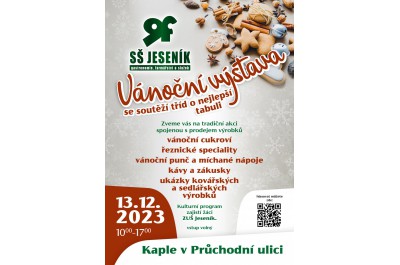 Vánoční výstava SŠ Jeseník