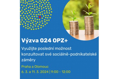 Konzultace výzva OPZ+ 024