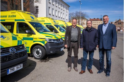 Krajští záchranáři mají dalších devět nových sanitek