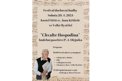 Festival duchovní hudby ve Velké Bystřici