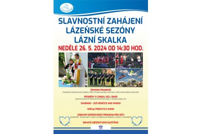 Slavnostní zahájení lázeňské sezóny - Lázní Skalka