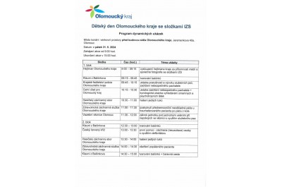 Dětský den Olomouckého kraje se složkami IZS