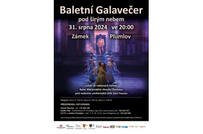 BALETNÍ GALAVEČER V ZÁMECKÉM PROSTŘEDÍ