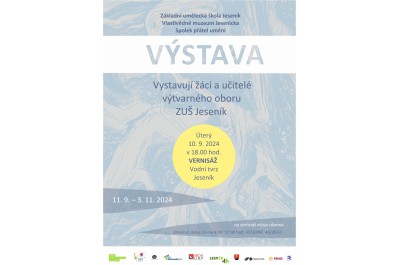 Výstava žáků a učitelů ZUŠ Jeseník