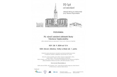 70. výročí založení základní školy Vejdovského v Litovli a Olomouci