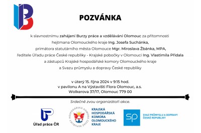 Burza práce a vzdělávání Olomouc