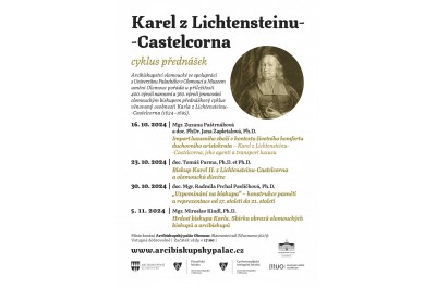 Karel z Lichtensteinu-Castelcorna - cyklus přednášek