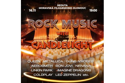 Rock Music with candlelight