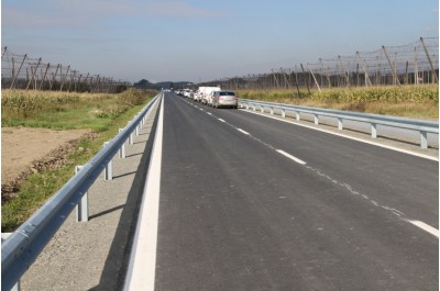 Slavnostní otevření nového obchvatu obcí Čechy a Domaželice na Přerovsku