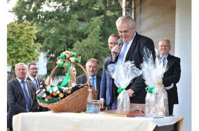 Prezident Miloš Zeman na návštěvě Olomouckého kraje