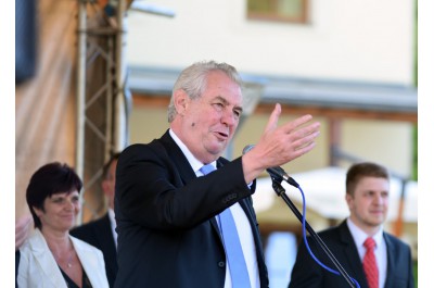 Prezident Miloš Zeman na návštěvě Olomouckého kraje