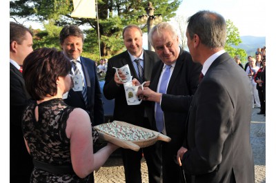 Prezident Miloš Zeman na návštěvě Olomouckého kraje