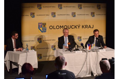 Třetí a závěrečný den prezidentské návštěvy v Olomouckém kraji, 15.5.2015