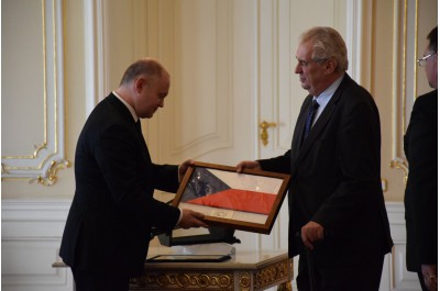Hejtmani se setkali s prezidentem Zemanem