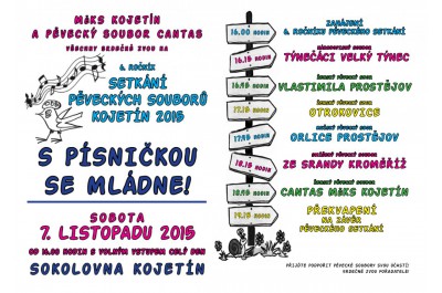 Setkání pěveckých souborů Kojetín 2015