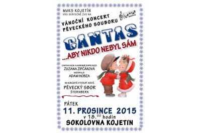 Vánoční koncert pěveckého souboru Cantas Kojetín