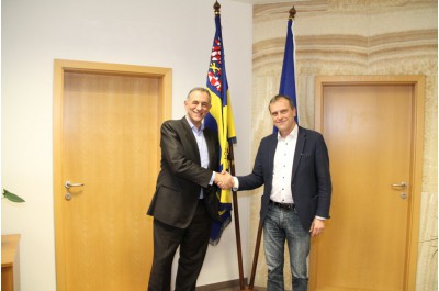 Hejtman Rozbořil se setkal s organizátory olomouckého 1/2Maratonu