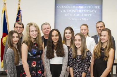 Hejtman Rozbořil ocenil sportovce z olympiády dětí a mládeže