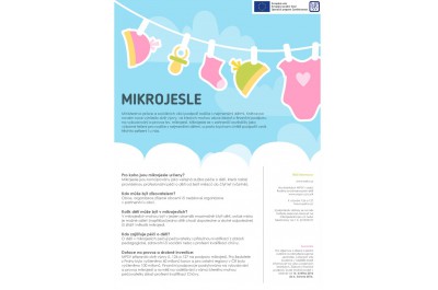 Obce a neziskové organizace mohou získat finance na mikrojesle