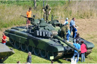Den se složkami IZS v Brodku u Přerova     foro: Jan Teimer