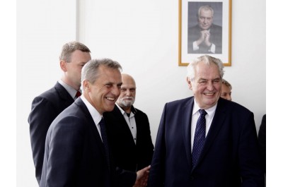 Prezident Miloš Zeman zahájil třídenní návštěvu Olomouckého kraje