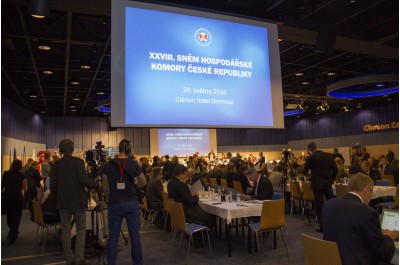 Hejtman Rozbořil vystoupil na sněmu Hospodářské komory v Olomouci