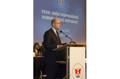 Hejtman Rozbořil vystoupil na sněmu Hospodářské komory v Olomouci