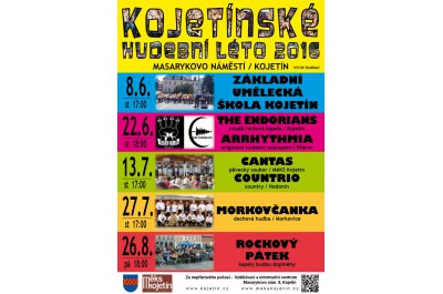 Kojetínské kulturní léto 2016 – hudební i filmové