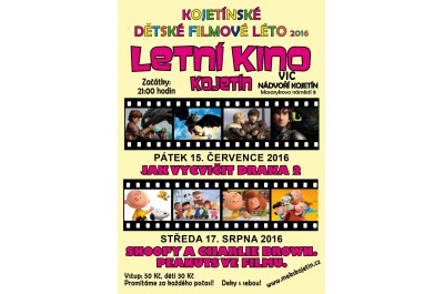 Kojetínské kulturní léto 2016 – hudební i filmové