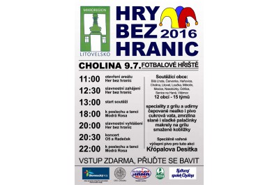 Hry bez hranic 2016 v Cholině