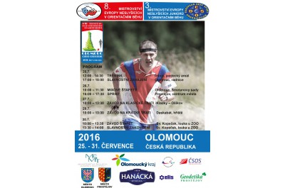 Mistrovství Evropy neslyšících v orientačním běhu proběhne v Olomouckém kraji