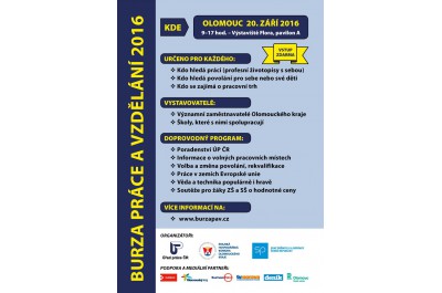 Burzy nabídnou práci i vzdělání v Olomouckém kraji