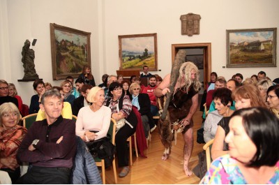 V Muzeu Komenského v Přerově se na derniéře výstavy… SPLACHOVALO!             foto: Jitka Hanáková