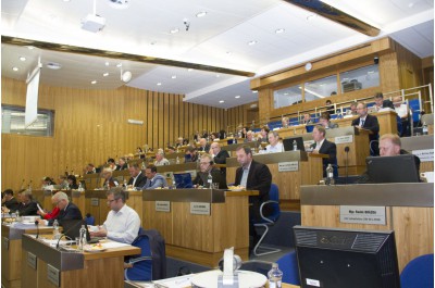Příští týden poprvé zasednou noví zastupitelé Olomouckého kraje          Foto ze zasedání ZOK 2012 - 2016