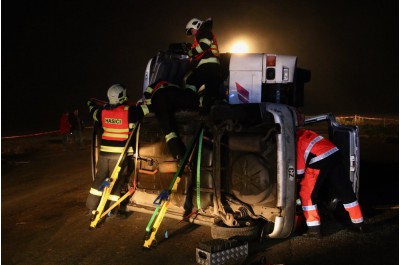 Autobus 2016. Taktické cvičení prověřilo složky integrovaného záchranného systému