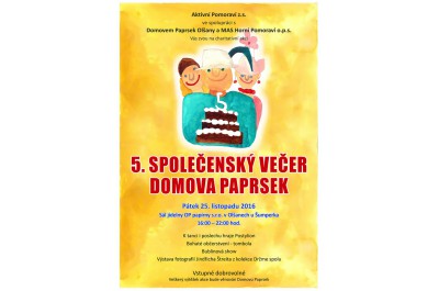 Pátý večer pro Domov Paprsek ozdobí fotografie Jindřicha Štreita