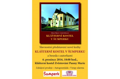 Město Šumperk a Vlastivědné muzeum v Šumperku vydávají knihu o Klášterním kostele 