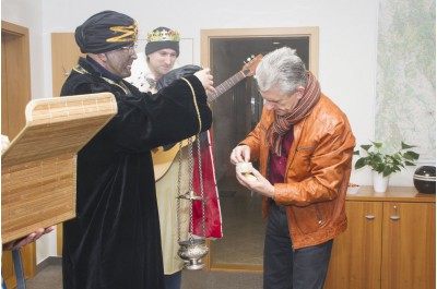 Tři králové koledovali v sídle kraje