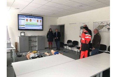 Ředitel ZZS Olomouckého kraje Petr Hubáček vyjednal s vedením společnosti ATE náhradní vrtulník pro obyvatele regionu
