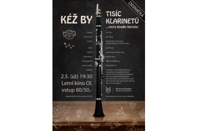 Kéž by tisíc klarinetů - velkolepá derniéra v open air podání