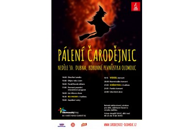 Tradiční rodinná akce v Olomouci s bohatým programem? Pálení čarodějnic 2017