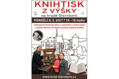 Interaktivní workshop Knihtisk z výšky na hradě Šternberk
