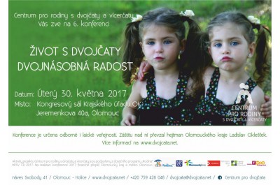 6. KONFERENCE Život s dvojčaty - dvojnásobná radost