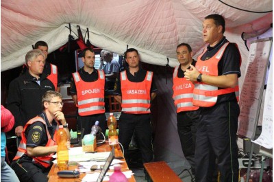 Hasiči bojovali s rozsáhlým lesním požárem u hranic s Polskem. V rámci cvičení Forest Fire 2017