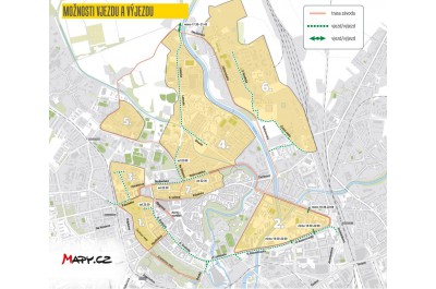 Mattoni 1/2Maraton Olomouc. Dopravní opatření v den závodu 24. června 2017