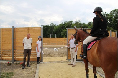 Nová kruhová jízdárna na Školní farmě v Přerově