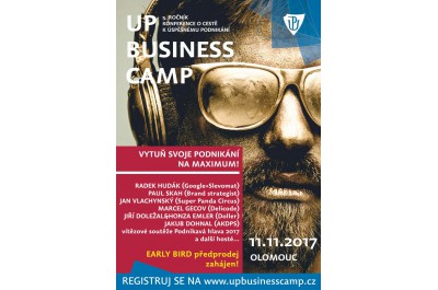 Univerzitní konference UP Business Camp oslaví jubileum, láká na příběhy úspěšných podnikatelů