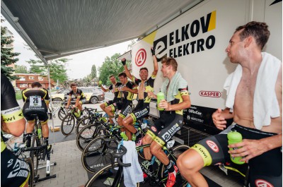 V úvodní týmové časovce Czech Cycling Tour zvítězil tým Elkov Author/Foto:Brychta Jan CCT
